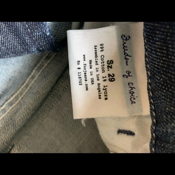 FREEDOM OF CHOICE Greenwich Jeans Denim boot cut size 29 - Picture 12 of 14